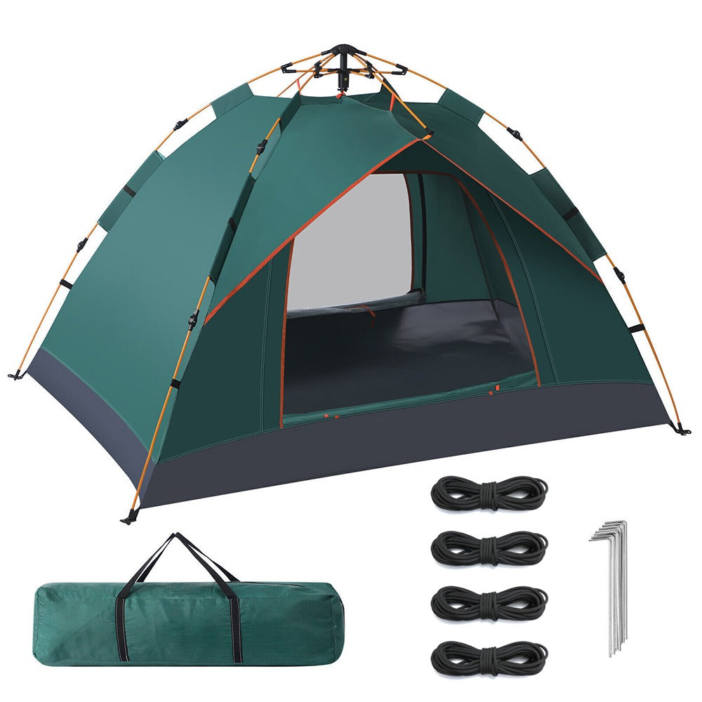3 osobní stan 2x2x1,35 m, zelený