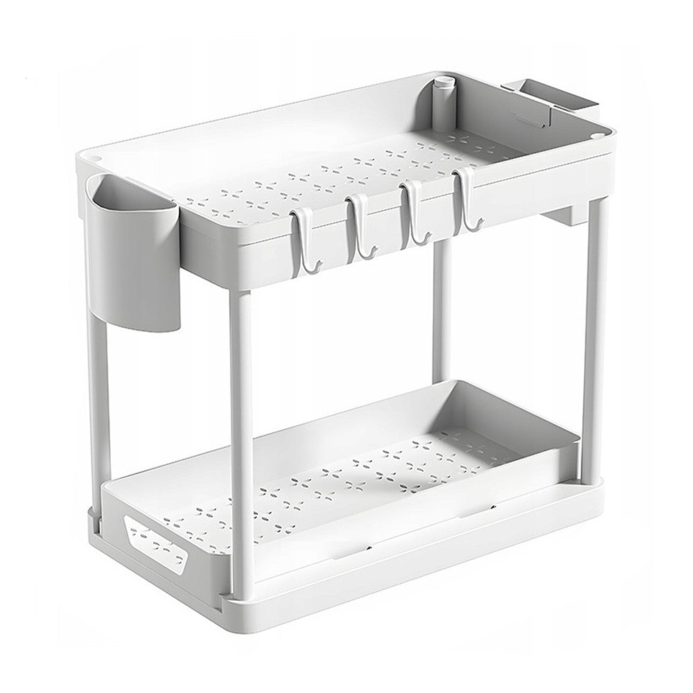 2 ks biely kuchynský organizér