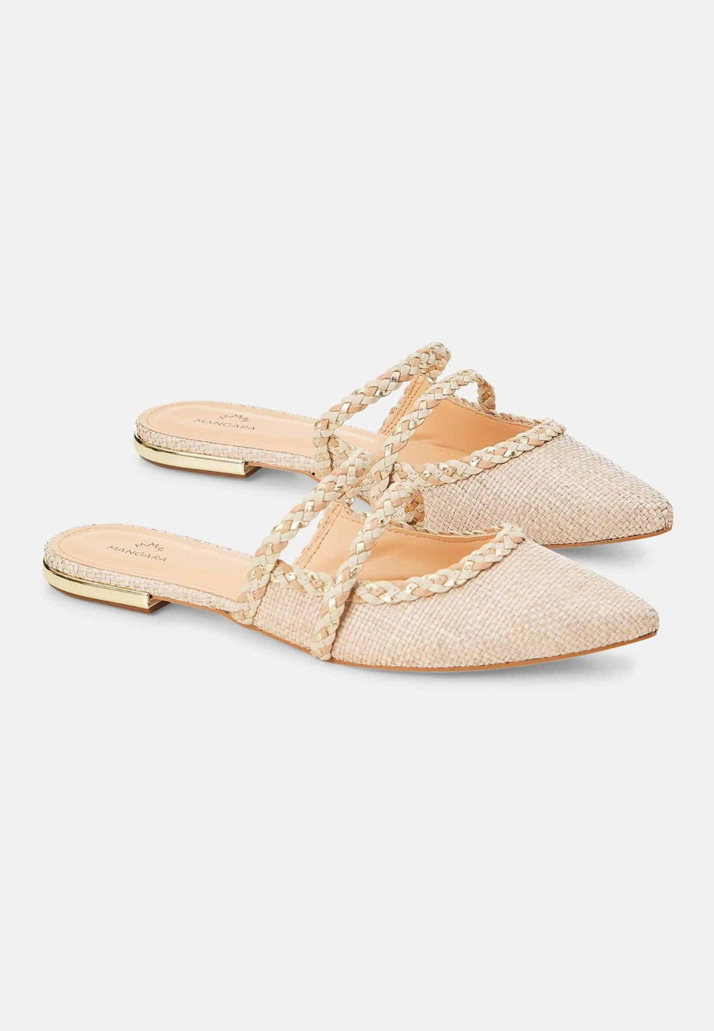 Mangará Amburana Women's Mules Beige - Sustainable